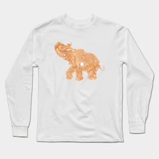 gold lucky  elephant Long Sleeve T-Shirt